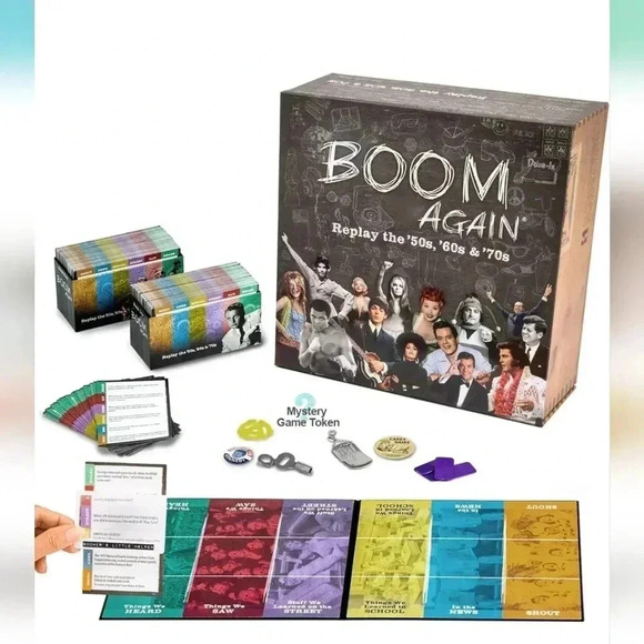 Board Game50s,60s,and'70s Pop Culture & Music Trivia Game Best Party Game! - Picture 1 of 8